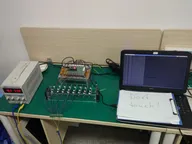 Another view of the main prototype control board with large power components and terminal blocks Another view of the main prototype control board with large power components and terminal blocks